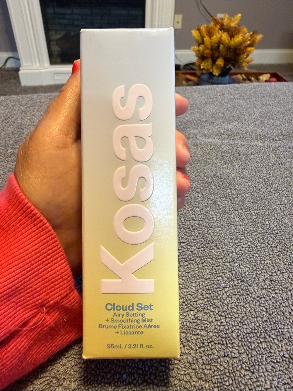 Kosas Cloud Set Airy Setting + Smoothing Mist — White and Cream Gradient Box